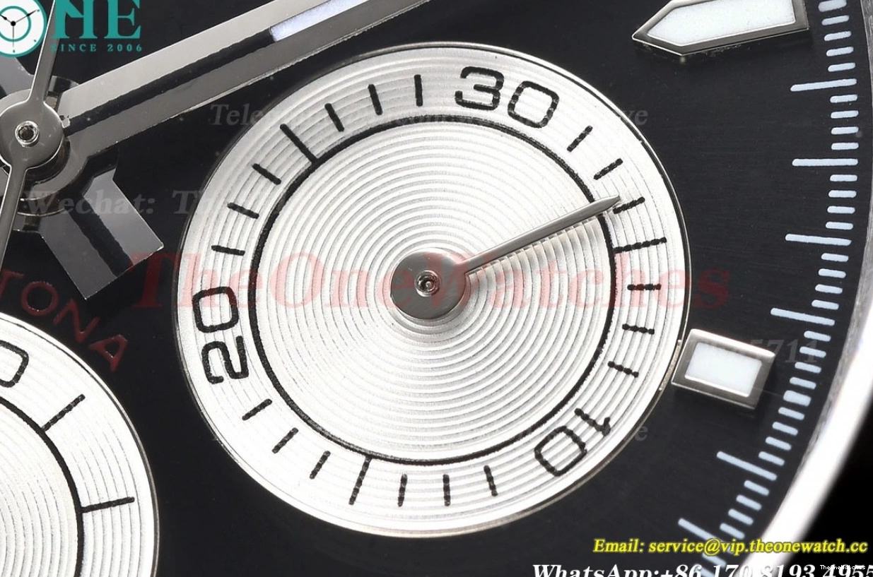 A3836 40mm White Black Daytona GDF SS SS 0225